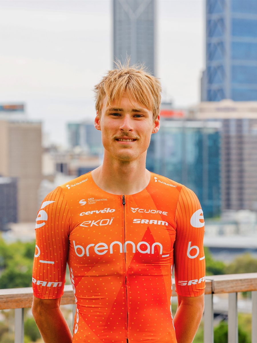 Nate Hadden in Team Brennan kit